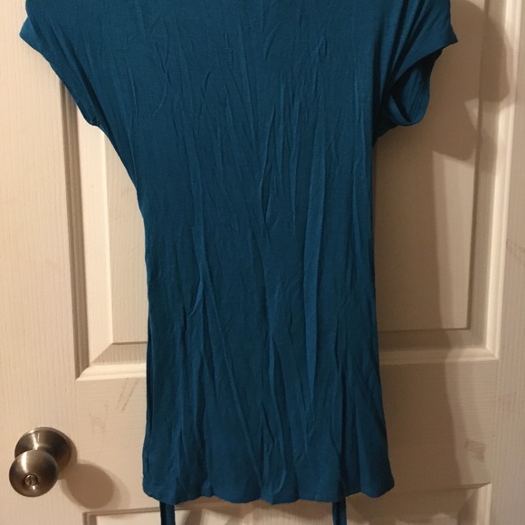 PRICE NEGOTIABLE Beaded Draped Blouse - Picture 6 of 6